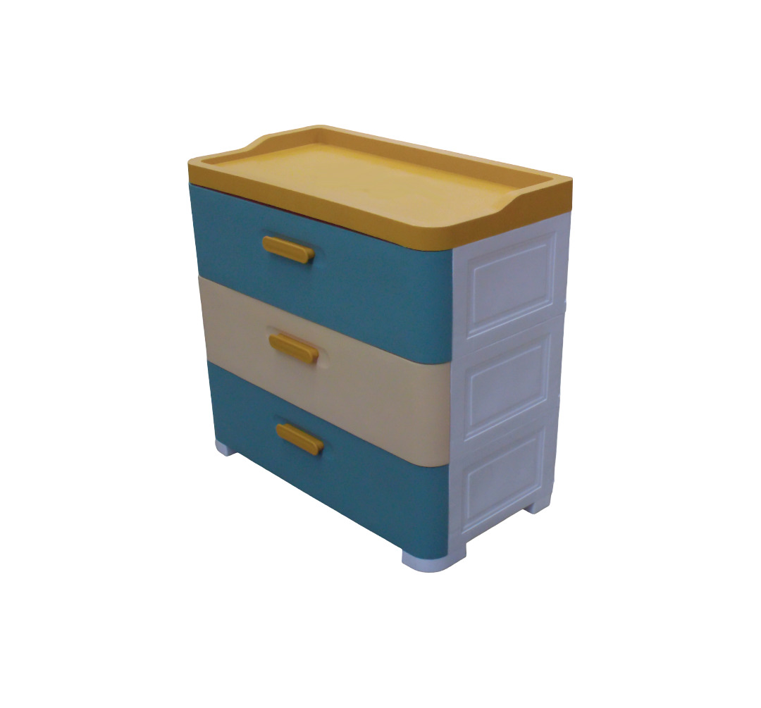 PP 3-DRAWER CABINET 56*29*50CM - ASSTD.COLORS