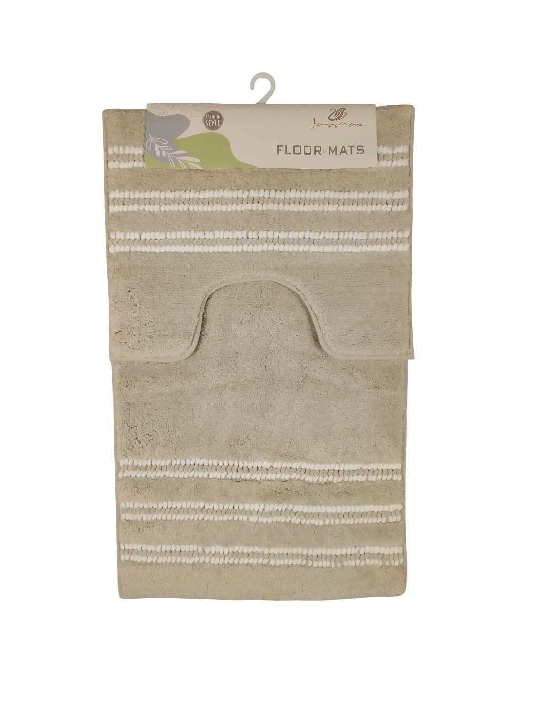 2PCS BATH MAT SET 50*80CM / 50*40CM-ASST