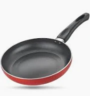 C/C 20CM NON STICK FRYPAN METALLIC RED FINISH