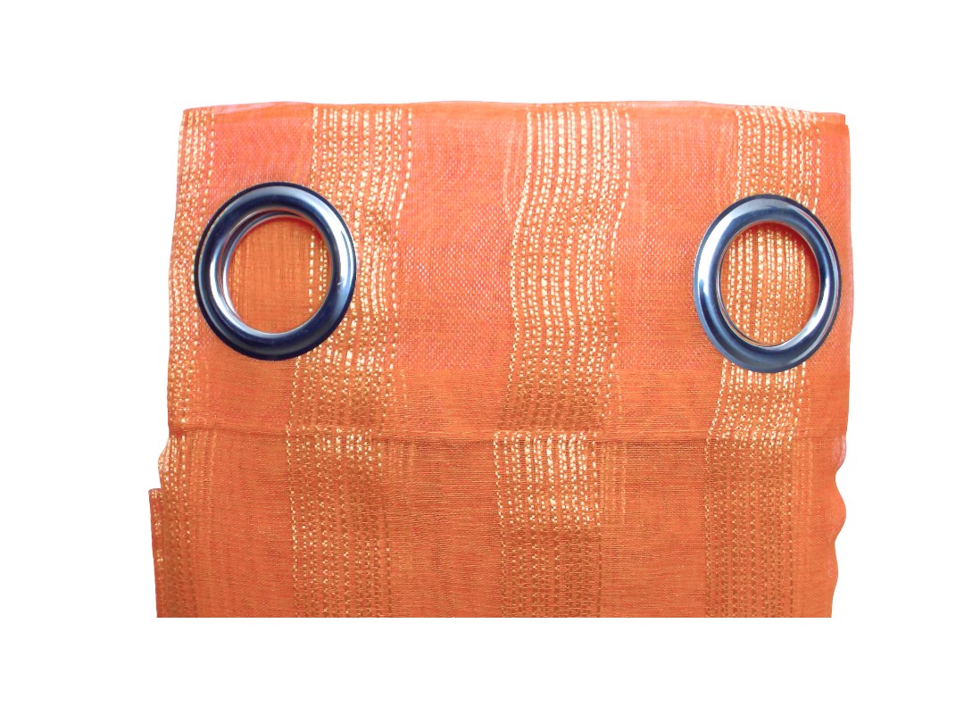 54*84" VERTICAL STRIPES CURTAIN-ORANGE