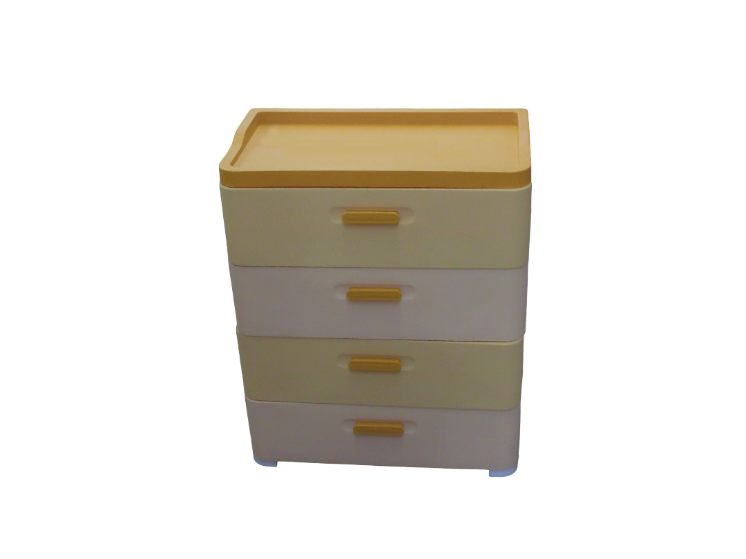 PP 4-DRAWER CABINET 56*29*66CM - ASSTD.COLORS
