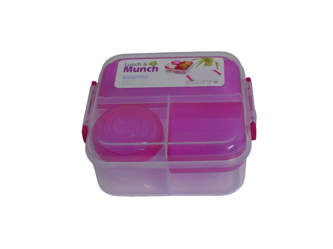 SQUARE LUNCH & MUNCH FOOD CONTAINER SET