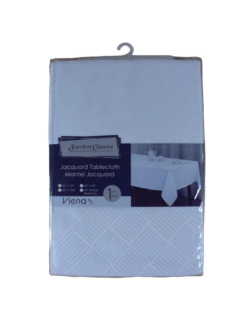S/C 52X70" JACQUARD TABLE CLOTH