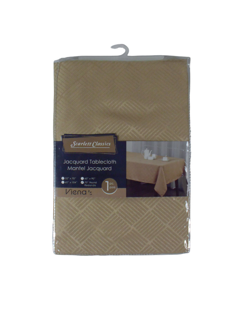 S/C 70" ROUND TABLE CLOTH