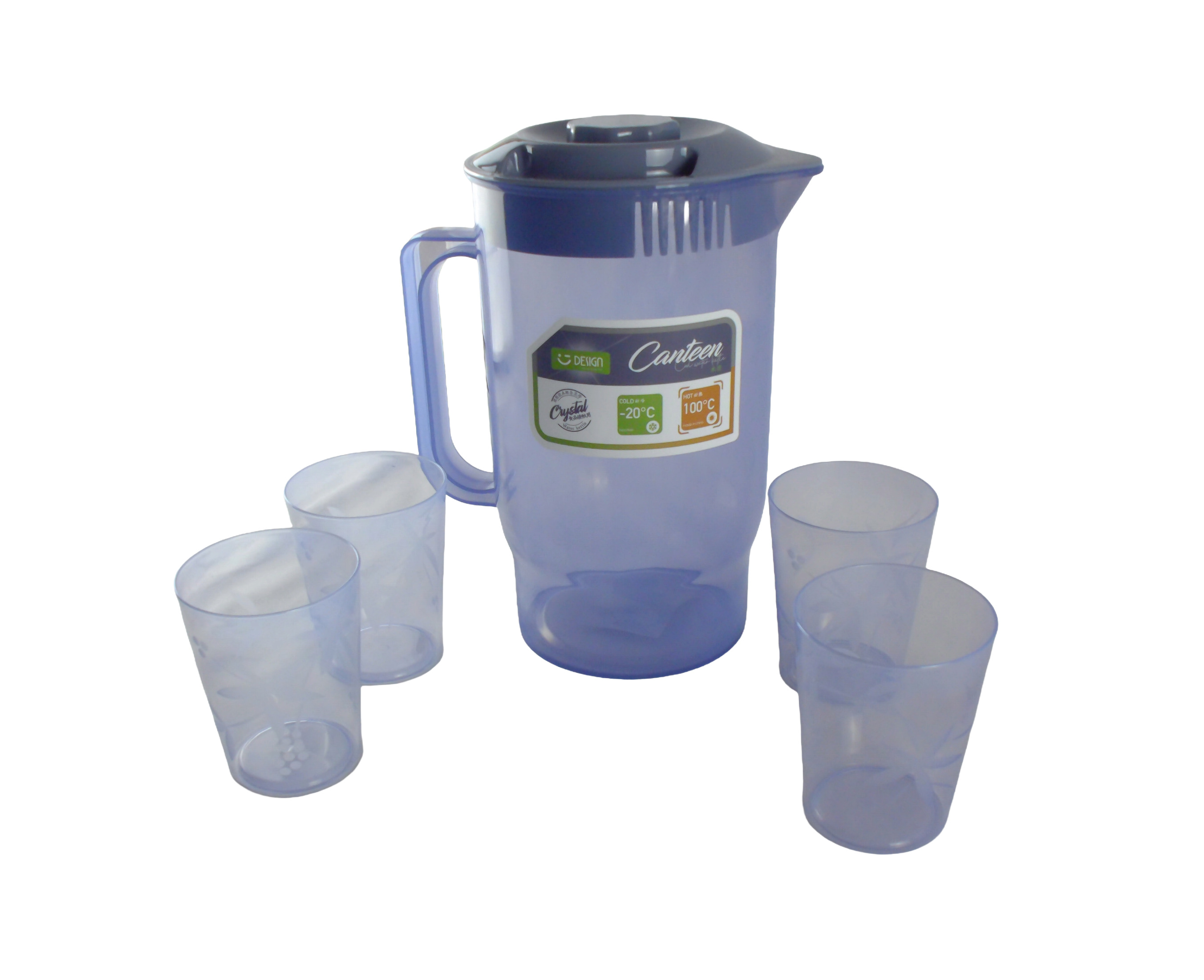 PLASTIC WATER JUG SET