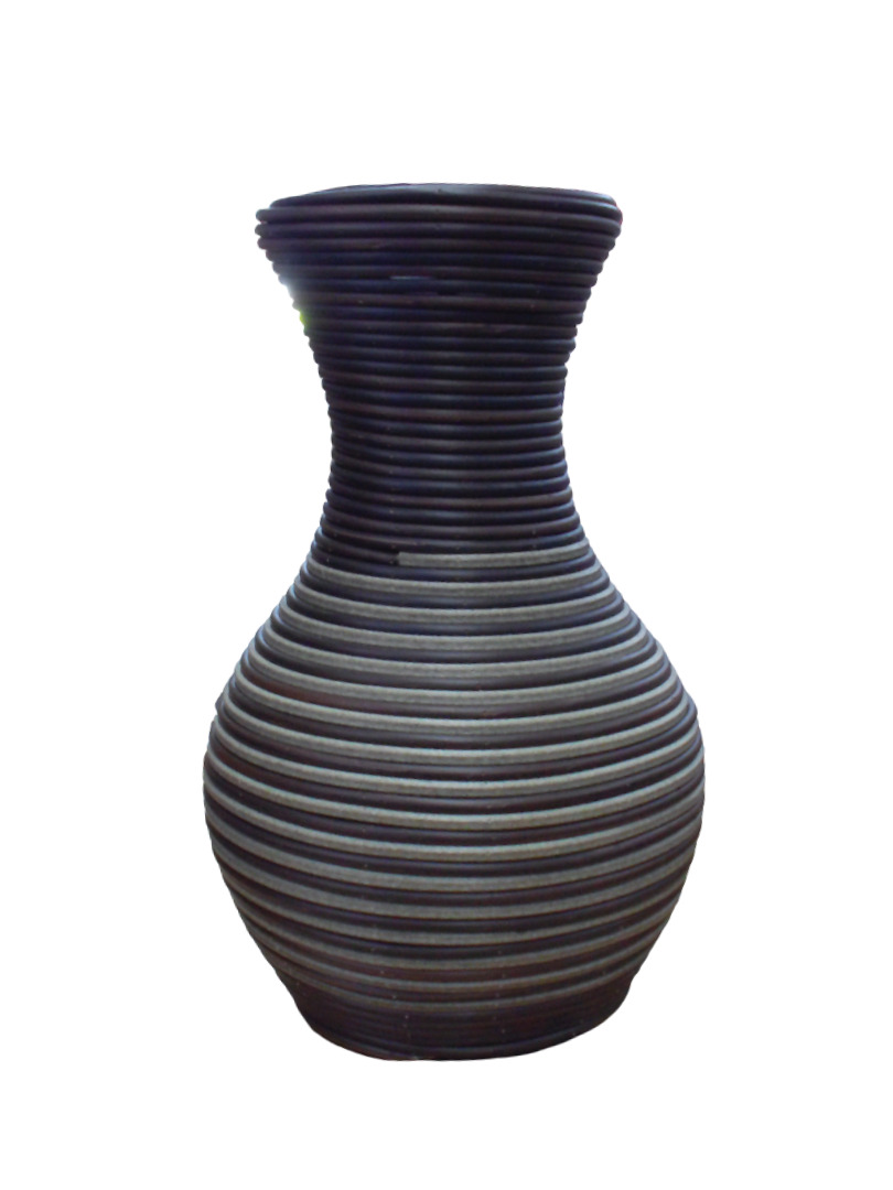 30CM RATTAN VASE