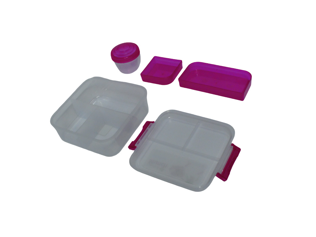 SQUARE LUNCH & MUNCH FOOD CONTAINER SET