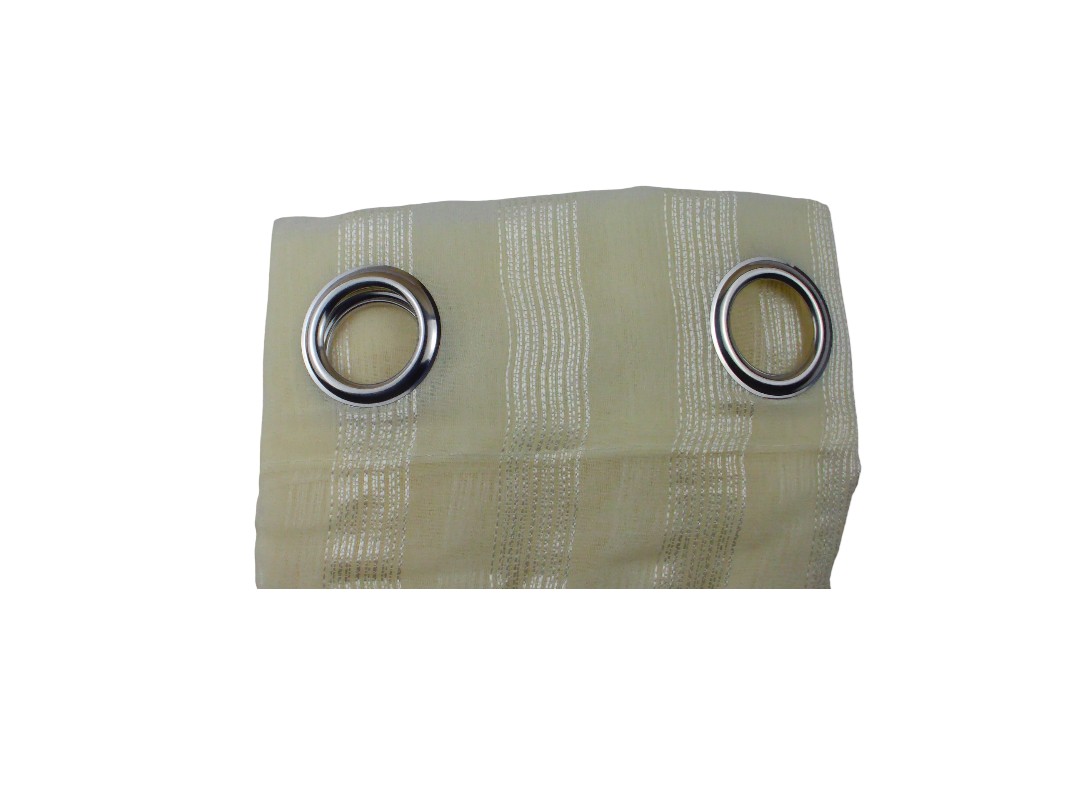 54*84" VERTICAL STRIPES CURTAIN-CREAM