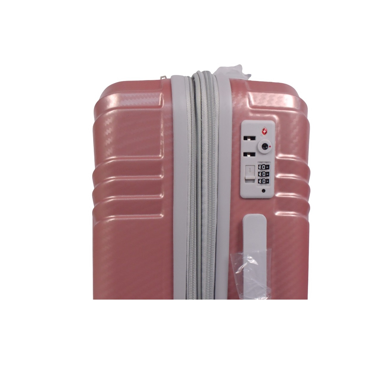 20" PULL ALONG W/4 WHEELS - ROSE GOLD/SILVER