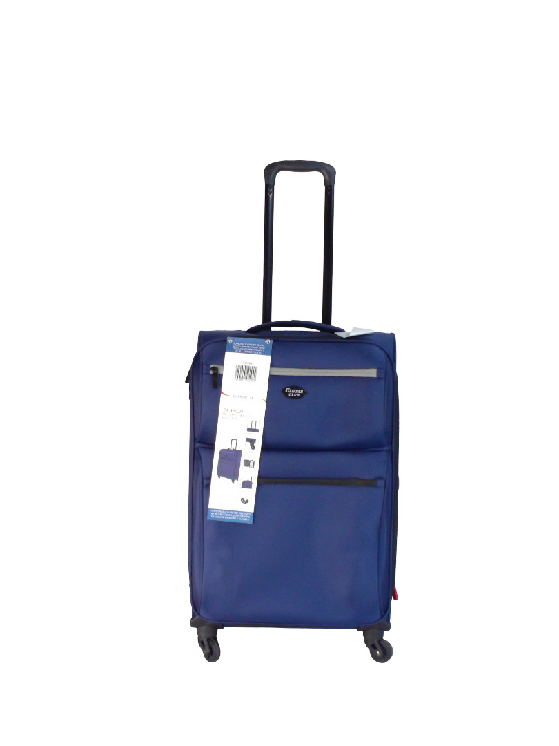 24" PULL ALONG W/4 WHEELS - NAVY/DK.GREY