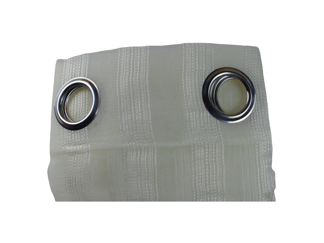 54*84" VERTICAL STRIPES CURTAIN-WHITE