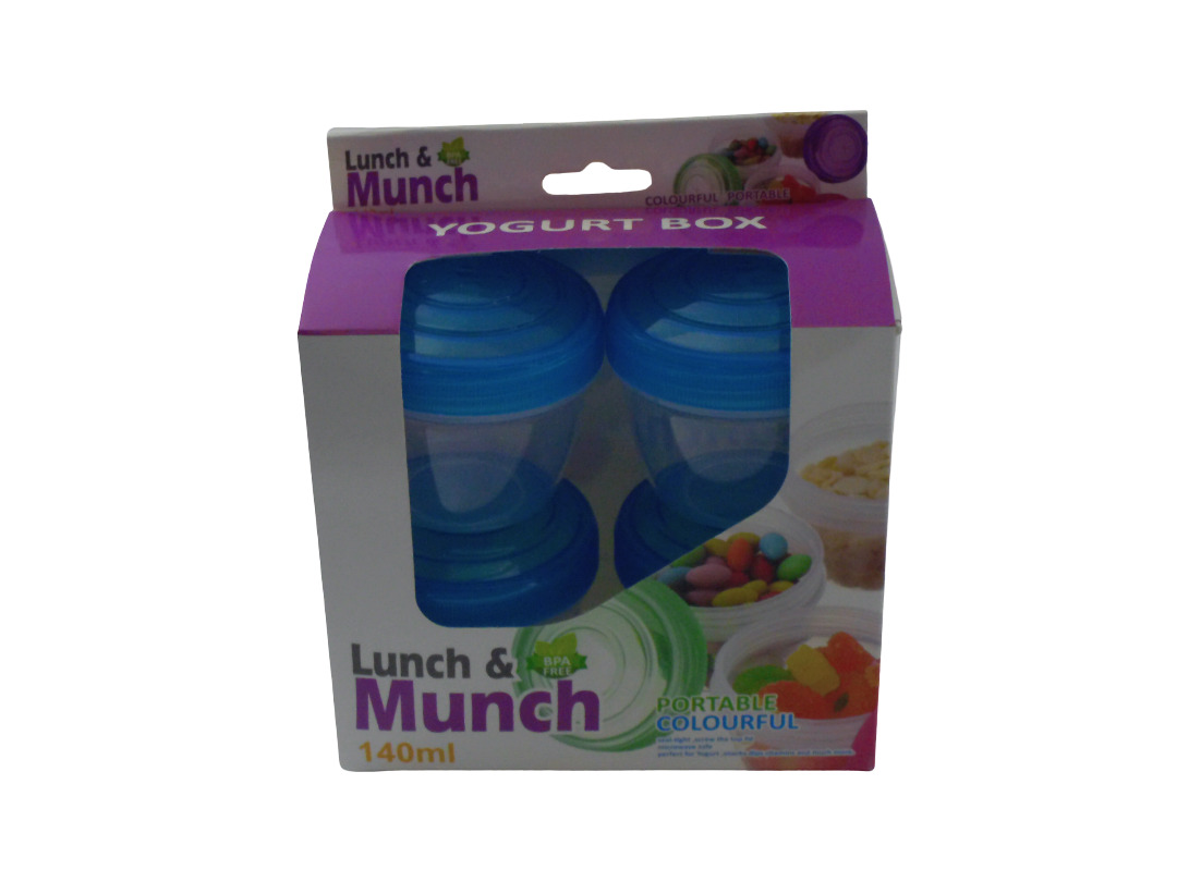 140ML LUNCH & MUNCH SNACK CONTAINERS