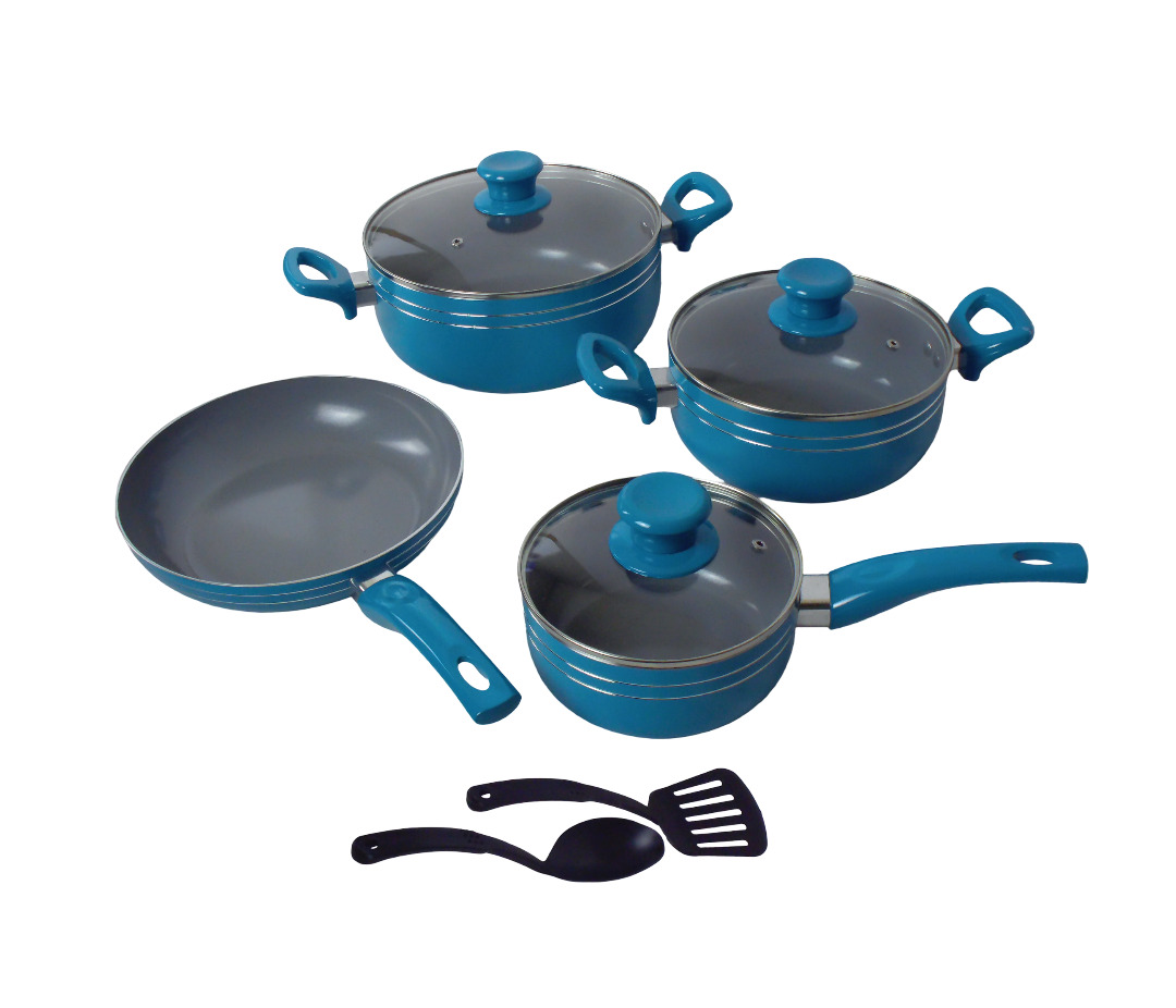 9PCS. NON-STICK COOKWARE SET