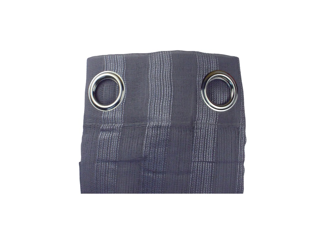 54*84" VERTICAL STRIPES CURTAIN-GREY